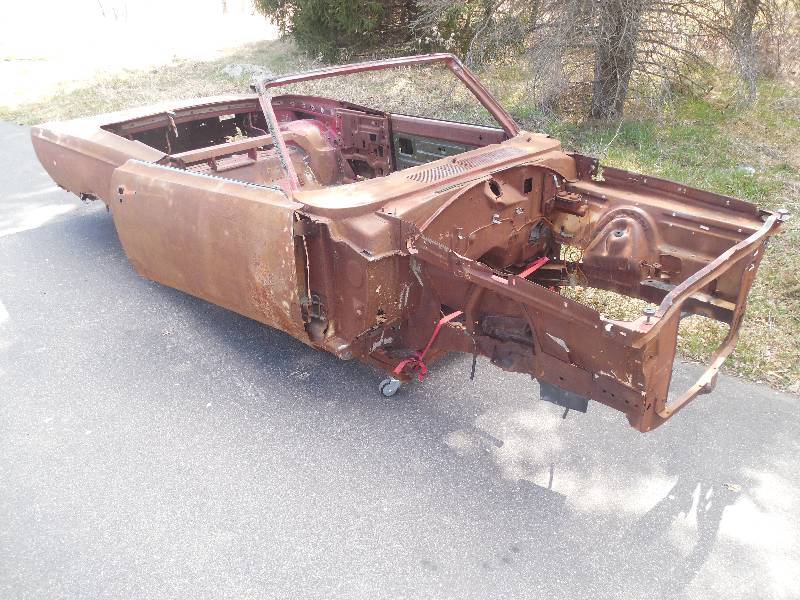 lot 4 image: 1968 Plymouth GTX Convertible Project Car