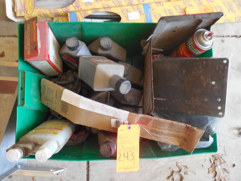 lot 243 image: BOX OF NEW TRANNY FLUID 7 QTS ,  MISC