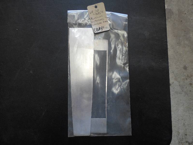 lot 342 image: 1968-72 CHEVELLE CONSOLE PLATE