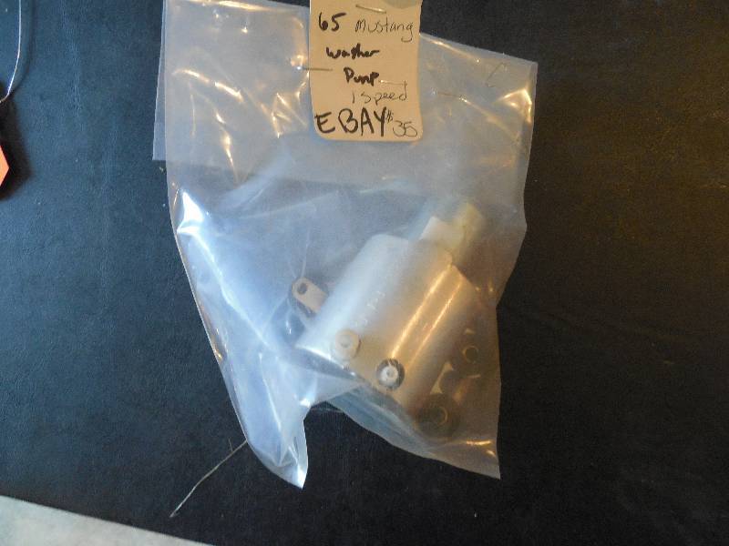 lot 411 image: 1965 MUSTANG WASHER PUMP