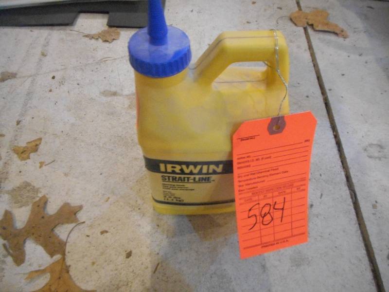 lot 584 image: IRWIN CHALK POWDER - FULL