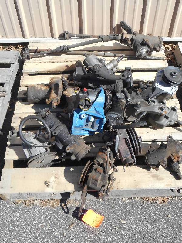 lot 329 image: PALLET LOT OF POWER STEERING PUMPS  BOXES
