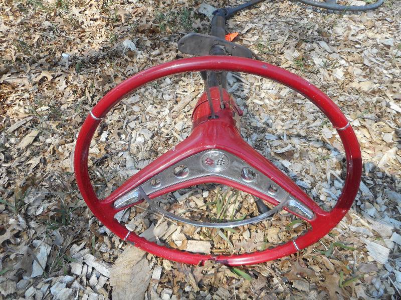 lot 744 image: 1960 IMPALA STEERING COLUMN