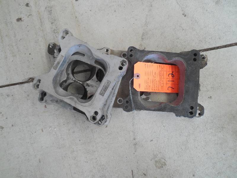 lot 712 image: 6 HOLLEY CARB SPACERS