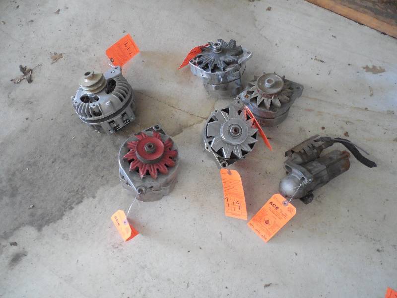 lot 719 image: ALTERNATORS & STARTER LOT
