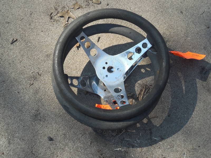 lot 755 image: (2) Universal Steering Wheels