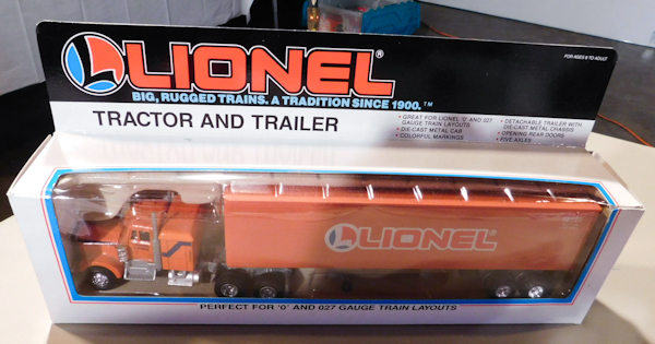 lot 46 image: Lionel  Tractor and Trailer in box ,Model trucks, collectible,