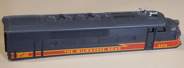 lot 62 image: The Milwaukee Road Engine body cover