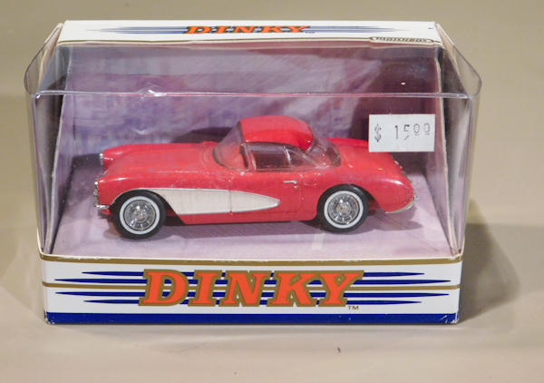 lot 74 image: 1956 Chevrolet Corvette, die cast, Matchbox  Dinky (NIB)