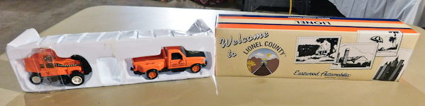 lot 117 image: Lionel trucks die cast