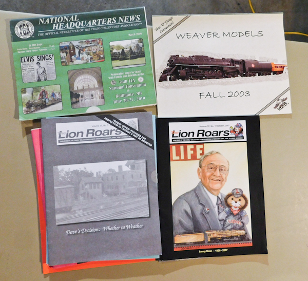 lot 129 image: Vintage train society booklets, LCCA, TTOS, TCA