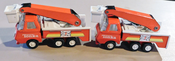 lot 150 image: Vintage Tonka power company boom trucks