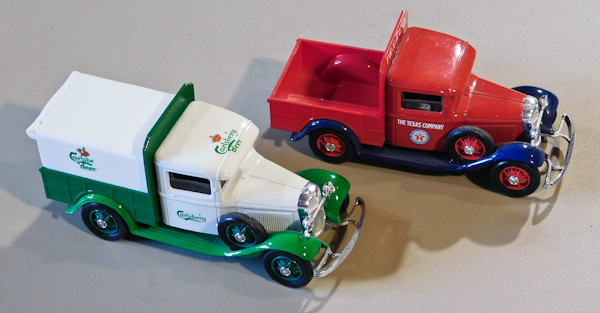 lot 167 image: Vintage Eligor die cast Trucks