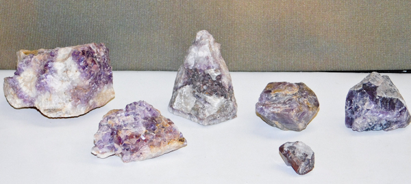 lot 66 image: 2 lbs  Canadian Amethyst cluster