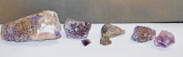lot 67 image: 2 lbs  Canadian Amethyst clusters