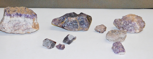 lot 69 image: 2 lbs  Canadian Amethyst clusters