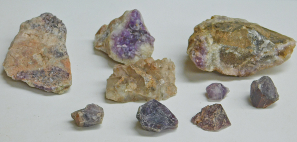 lot 70 image: 2 lbs  Canadian Amethyst clusters