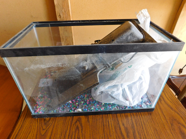 lot 100 image: Aquarium  with some accessories