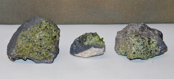 lot 127 image: 1.25 lb Peridot specimen