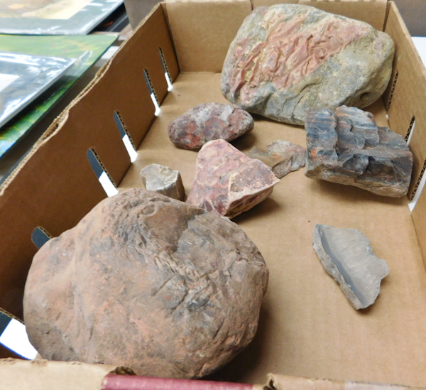 lot 139 image: 11 lbs misc stone specimens