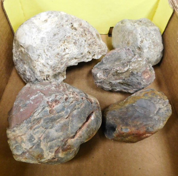lot 162 image: 8.5 lbs misc stone specimens