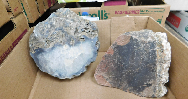 lot 163 image: 5.5 lbs two stone specimen
