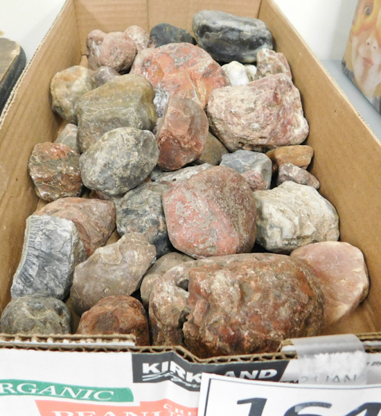 lot 164 image: 8 lbs misc stone specimens