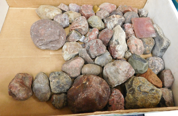 lot 165 image: 6 lbs misc stone specimens