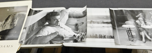 lot 181 image: 4 black and white posters 1 James Dean, 1 Ansel Adams, 1 Richard Nowicki Photography