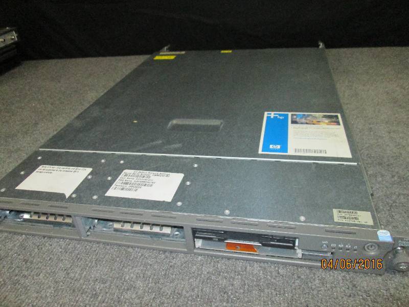 lot 128 image: 1 U rack mount server HP ProLiant D...