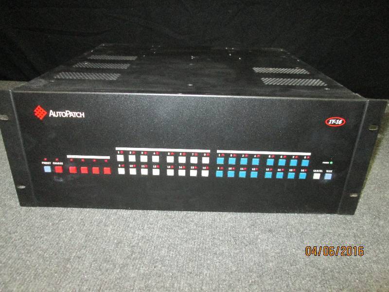 lot 156 image: Auto Patch 1Y-16 16x16 audio  vide...