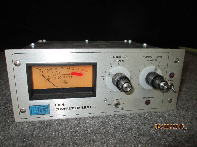 lot 59 image: UREI LA-4 Compressor  limiter...