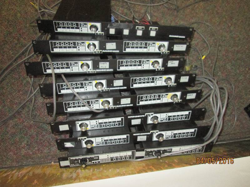 lot 78 image: Lot of Ramko Research power amplifi...