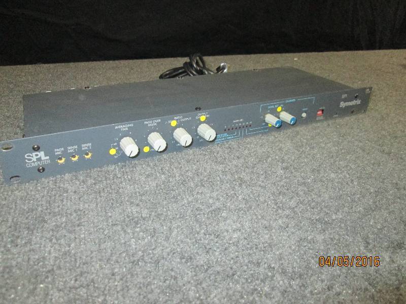lot 79 image: Symetrix 571 page over music contro...