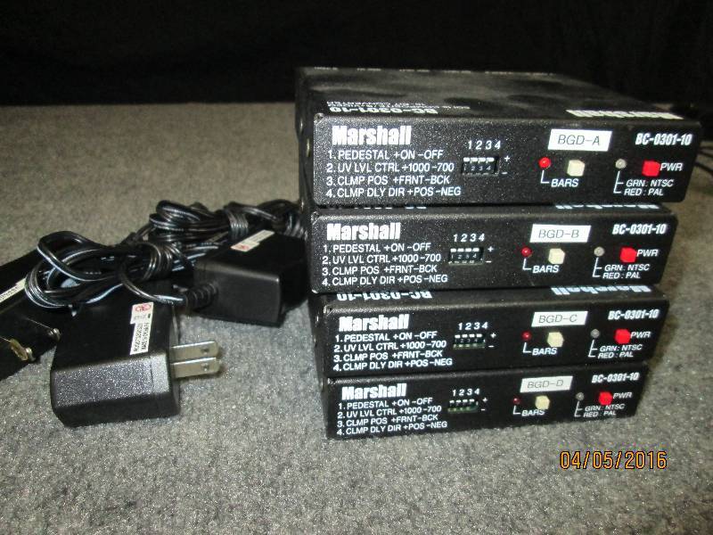 lot 83 image: Lot of 4 Marshall BC-0301-01 SDI to...