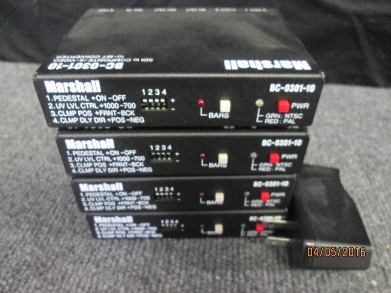 lot 84 image: Lot of 4 Marshall BC-0301-01 SDI to...