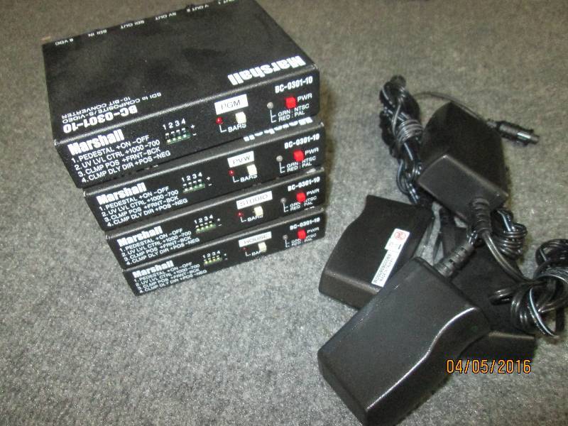 lot 85 image: Lot of 4 Marshall BC-0301-01 SDI to...