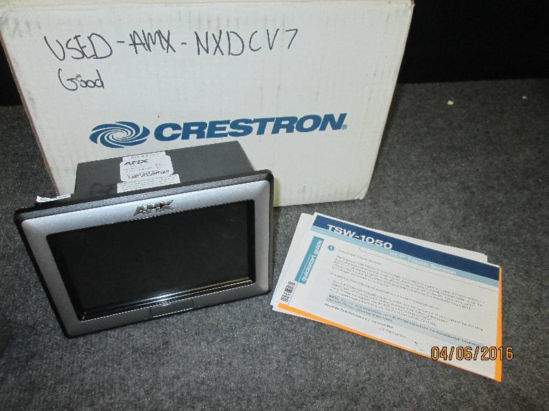 lot 112 image: Crestron TSW-1050 10.1 touchscreen...