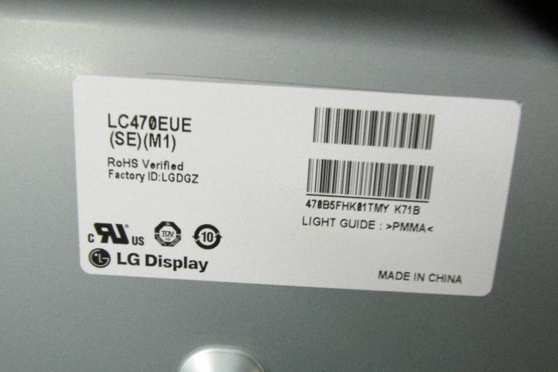lot 182 image: LG LCD SVC Module EAJ62109201 LC470...