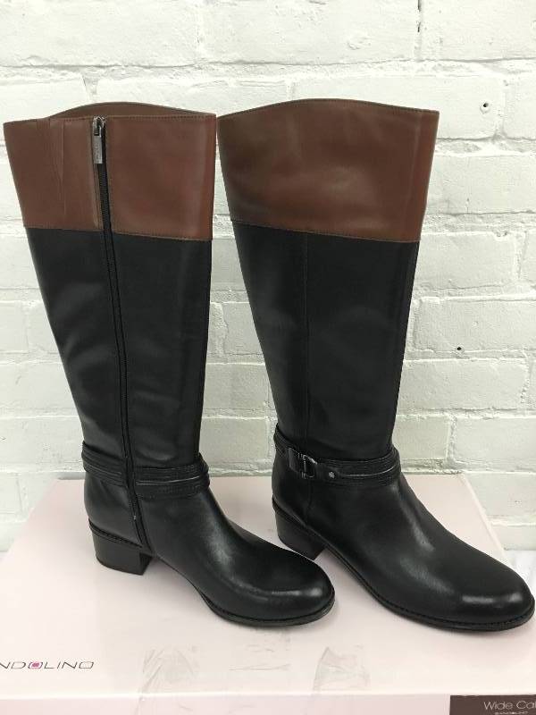 Bandolino Womens Carlita Riding Boot  Wide Calf size 8m retail $142