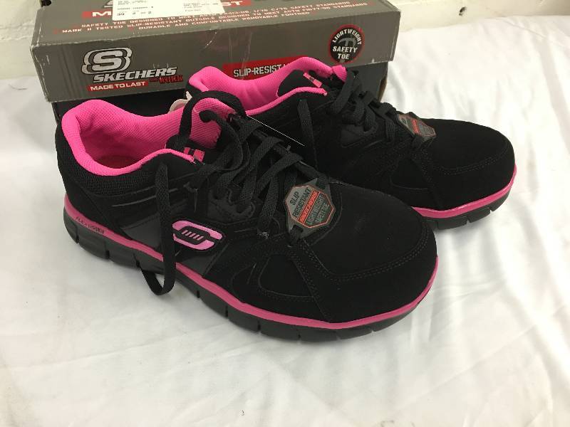 Skechers Womens Synergy-Sandlot Work Sneaker size 8.5 retail $94