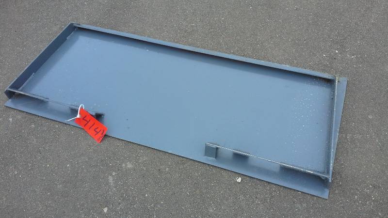 Blank Push Plate (Skid Steer)