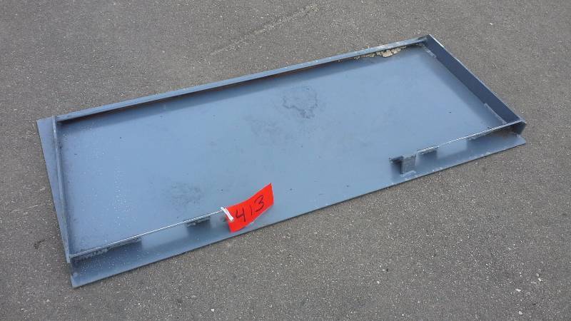 Blank Push Plate (Skid Steer)