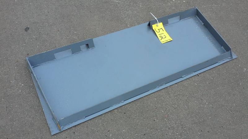 Blank Push Plate (Skid Steer)