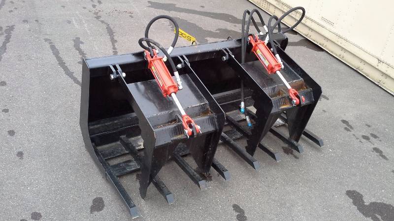 60 Double Grappler Bucket (Skid Steer Attachment)