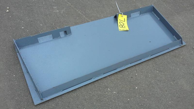 Blank Push Plate (Skid Steer)