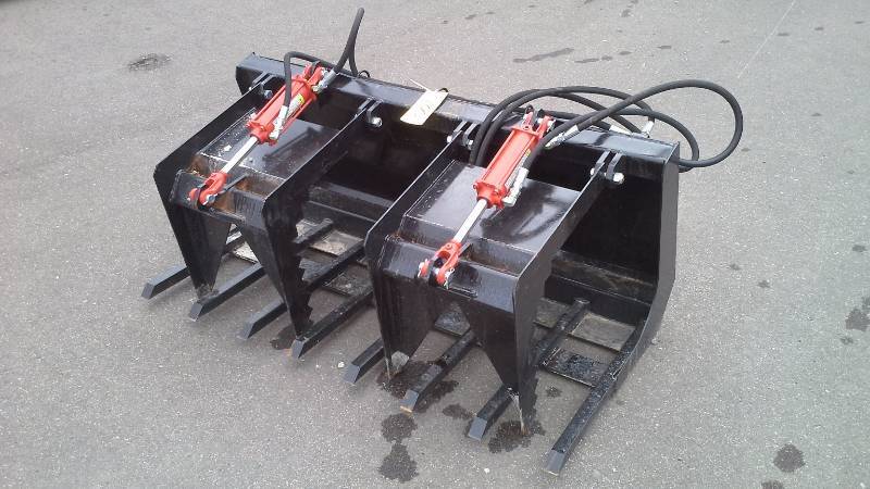 60 Double Grappler Bucket (Skid Steer Attachment)