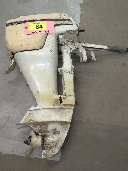 (1) Sears 7.5 HP Boat Motor