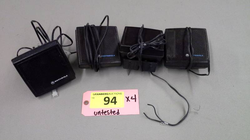 (4) Motorola Speakers