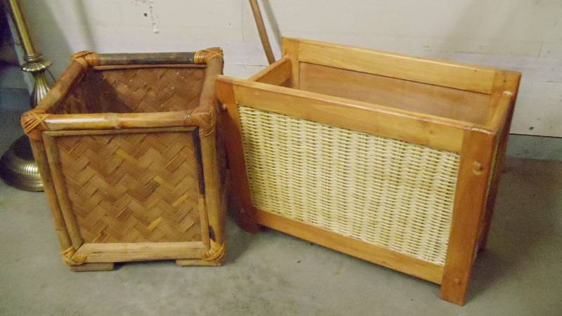 Waste Basket & Magazine Holder